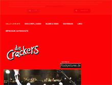 Tablet Screenshot of diecrackers.de